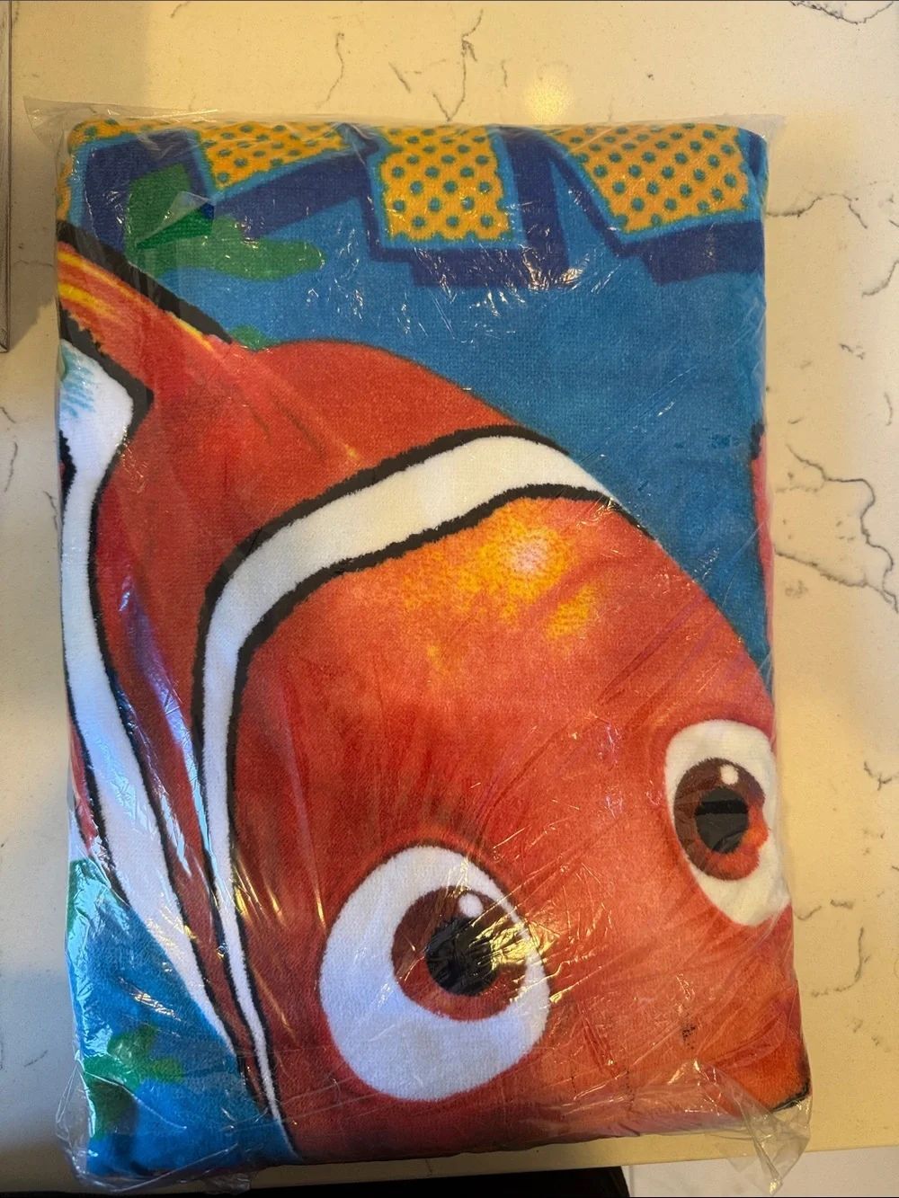 Disney Bright Blue & Yellow The Tank Gang Kids Beach Towel